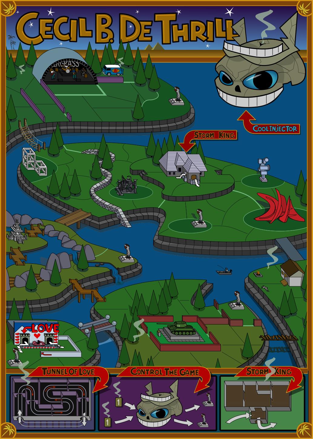 the map